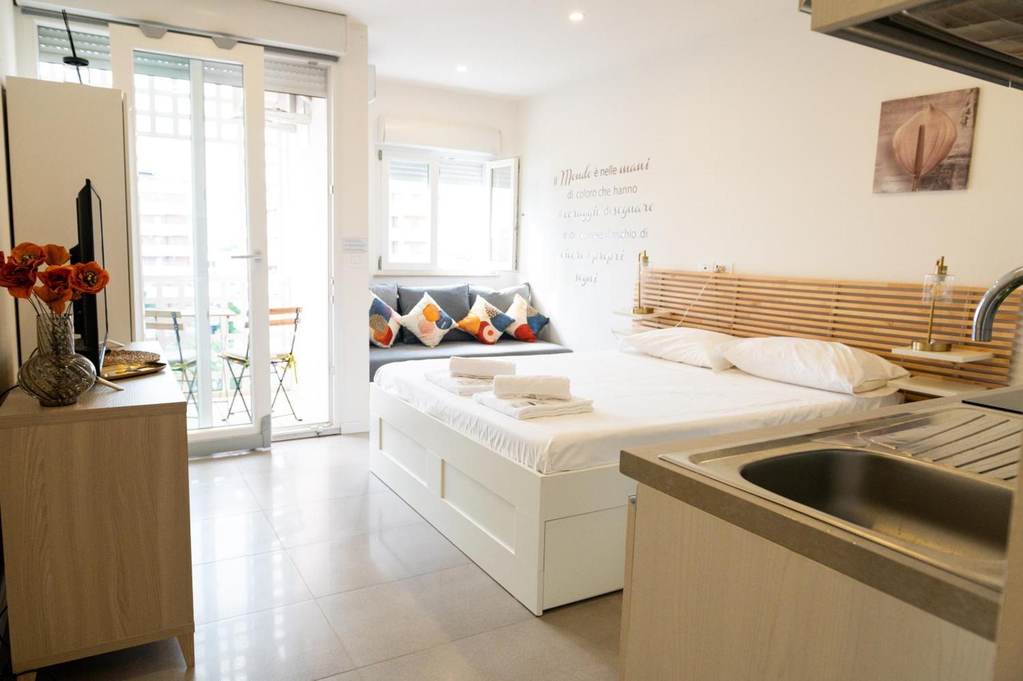 Апартаменты Monolocale Con Terrazza E Cucina Линьяно-Саббьядоро Экстерьер фото